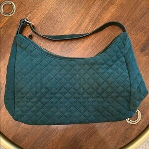 Shiraleah Chicago Quilted Green Shoulder Bag
